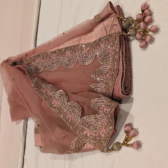 Long gown in pink, size L - Picture 6 of 7